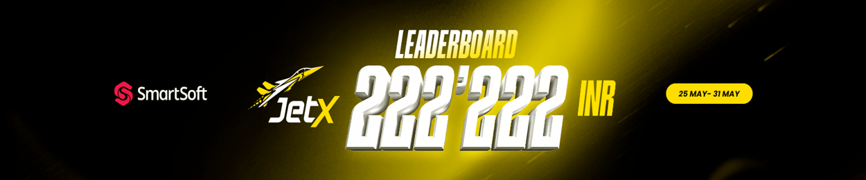 JetX leaderboard on Satsport247 with a 222,222 INR prize pool